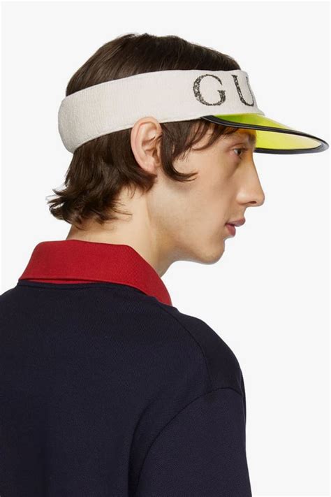 gucci sun visor de.